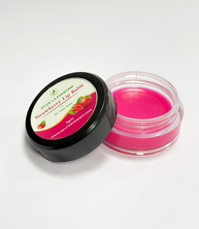 Dr Anju Sanu Strawberry Lip Balm Order organic lip balm