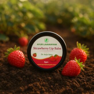 Ayur Laavanyam Strawberry Lip Balm